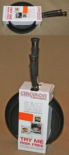 CIRCULON CONTEMPO 8 & 10 FRENCH SKILLET TWIN PACK NEW