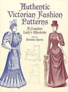 1890s Victorian Ladys Fashion Dressmaker Patterns   Reference