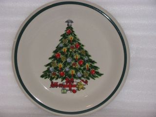 Mount Clemens Pottery MTC1 CHRISTMAS TREE Salad Plate