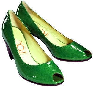 Crocs You by Crocs Monaco 3 heels pumps green 9.5 MdNEW