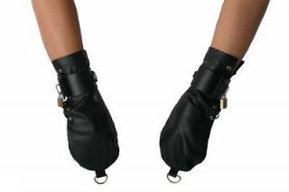 Strict Leather MITTENS Locking Cuffs Restraints Gloves