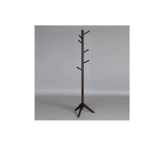   Solid Wood Swival Hall Tree Coat Rack Hooks in Every Direction