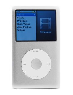 Apple iPod classic 6th Generation Silver 80 GB