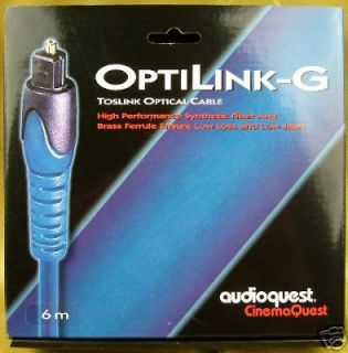 Audioquest OptiLink G 6 meter Digital Toslink Optical