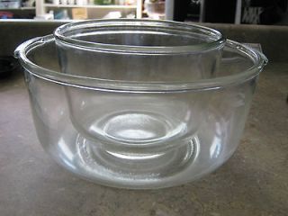 Oster Sunbeam Large & Small Clear Glass Mixing Bowls Kitchen Mixmaster