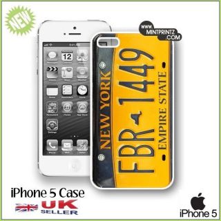 NEW YORK TAXI NO. LICENCE PLATE NYC   NEW   iPhone 5 5G HARD back 