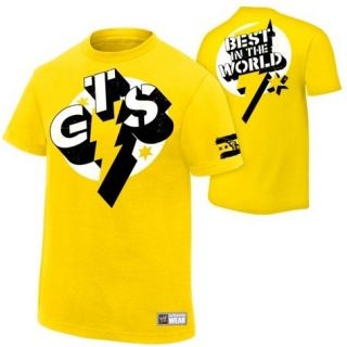 CM Punk GTS Best in the World WWE Authentic T Shirt OFFICIAL LICENSED 
