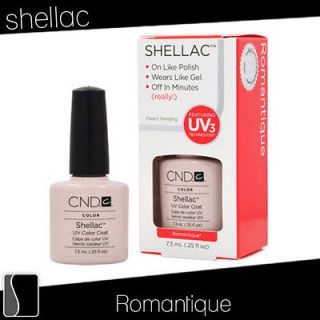 CND Shellac ROMANTIQUE Gel UV Nail Polish 0.25 oz Manicure Soak Off 