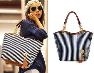 New Style Women Fashion Street Snap Candid Handbag Linen Tote Lady 