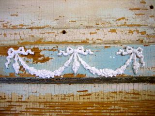 SHABBY & CHIC ROSE CENTER w/ SWAGS*FURNITURE APPLIQUES* $5.95 NO LIMIT 