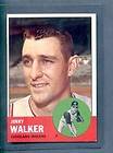 1963 Topps 413 JERRY WALKER Cleveland Indians PSA 7