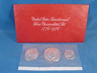 Bicentennial Silver Uncirculated Set 1776 1976 in Mint Sets