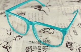   fashion Cool Clear Lens Frame Nerd glass colorful frame free ship