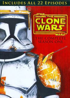Star Wars The Clone Wars   Season 1 DVD, 2009, 4 Disc Set