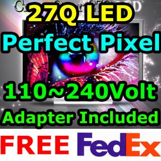   27Q LED Perfect Pixel 2560x1440 QHD DVI D Dual LG S IPS 27 Monitor