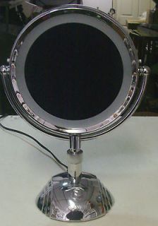 Conair Double Sided Chrome Lighted Make up Mirror