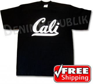 CALI   CALIFORNIA State Cali Life Funny T Shirt Black New Mens Tee