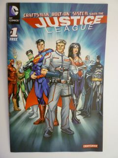 DC Comics Justice League Craftsman Bolt On System #1 Comic Book