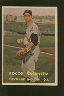 1957 TOPPS ROCKY COLAVITO #212 RC (125.00) NRMT U3955