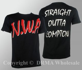 Authentic NWA N.W.A. Compton Logo T Shirt S M L XL XXL Ice Cube Eazy E 