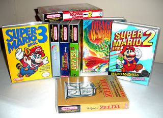NES NEW Custom Archival Game Case *YOU PICK TITLE* Nintendo