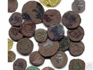 10 Lot of Premium Uncleaned Roman coins With Bonus Starter coins 
