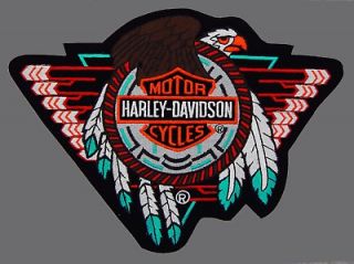 HARLEY DAVIDSON RARE FEATHER CONCHO PATCH (XXL)