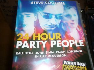 24 HOUR PARTY PEOPLE STEVE COOGAN REGION 2 DVD GREAT PRICE OFFER £1 