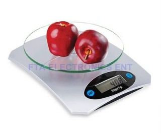   LCD Electric Portable Glass Plate Kitchen Scales For Cooking Baking