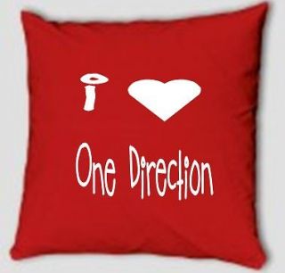 love/heart One Direction/1D inspired printed cushion cover