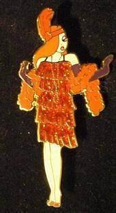 JESSICA RABBIT Decade Costumes 20s 1920s Flapper Dress DSF Disney Pin 