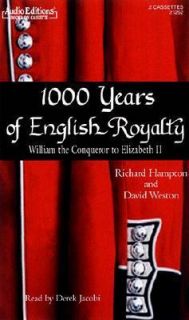 1000 Years of English Royalty William the Conqueror to Elizabeth II by 