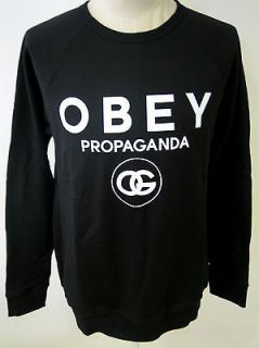 OBEY CLOTHING COCO CREW MENS PULLOVER CREWNECK FAMOUS DESIGNER ART NWT 
