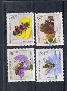 Germany 1984 Pollinating Insect Sets Cat Val £6.15 Mint