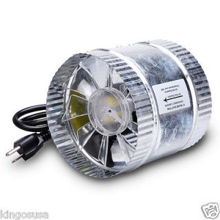   Vent Hydroponics 6 Inline Duct Booster Fan 160CFM Exhaust Blower