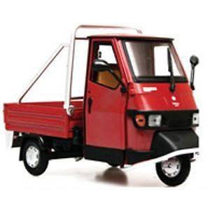   Piaggio Ape 50 Cross Country Red Color 1/18 Scale. Hard to find