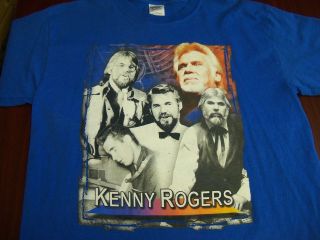 KENNY ROGERS CONCERT TOUR T Shirt L THROUGH THE YEARS