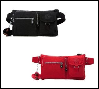 Kipling Presto Convertible Belt Bag AC3397 Black / Espresso / Red 