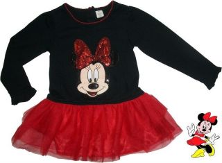 NEW Minnie Mouse *Sequin Minnie* COSTUME Boutique Tulle Dress Top Size 
