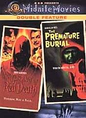 The Masque of the Red Death Premature Burial DVD, 2002, Widescreen 