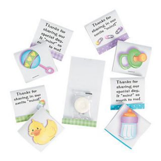 24 Baby Shower Favors Boy or Girl Candy MATCHBOOK MINTS ~ NEW