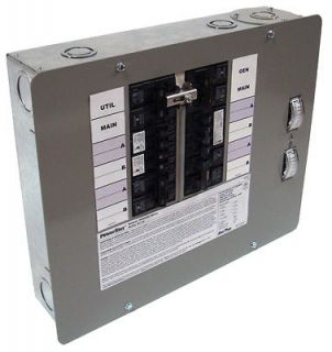 Reliance Controls 16 Circuit 50 Amp Manual Indoor Generator Transfer 