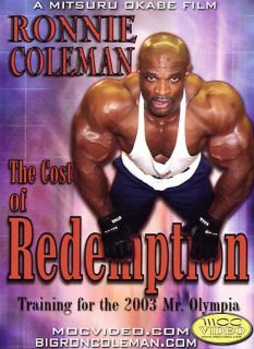 Ronnie Coleman The Cost of Redemption DVD, 2005