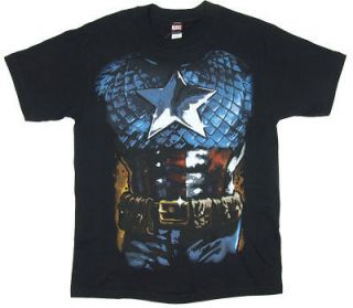 Captain America Costume   Marvel Comics T shirt