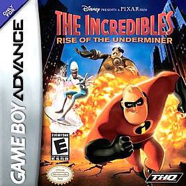 INCREDIBLES RISE OF THE UNDERMINER GAME BOY ADVANCE GBA