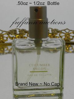 Bath & and Body Works Cucumber Melon Perfume Eau De Toilette .5oz Free 