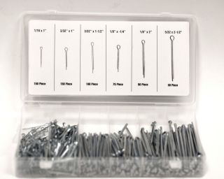 555 PIECE, COTTER PIN ASSORTMENT FOR SLOT OR VENDING MACHINES