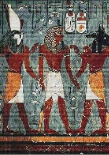 RAMSES~counted cross stitch pattern #1048~Egyptian Fine Art Chart