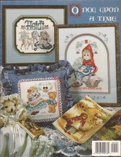 Cross Stitch Once Upon a Time Patterns 1990 Childrens Story Book 