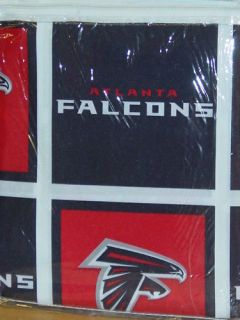 NFL Fabric Shower Curtain, Atlanta Falcons, NEW